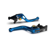 LSL Brake lever BOW R09, short, blue/gold