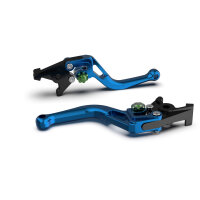 LSL Brake lever BOW R09, short, blue/green