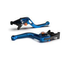 LSL Brake lever BOW R36, short, blue/orange