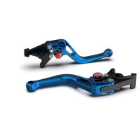 LSL Brake lever BOW R36, short, blue/red