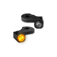 HeinzBikes NANO Series LED Indicator for H-D Handlebar Fittings S MODELS (except Low Rider S) 2014-2017, black