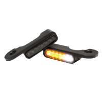 HeinzBikes LED Fittings Direction indicator-position light combination TOURING Models hydraulic clutch, black