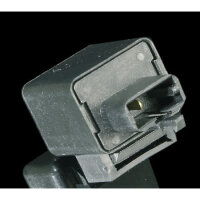 Flasher relay, electronic 12 V, narrow 3-way plug with 2 pins