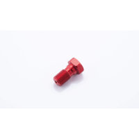 LSL Aluminium hollow bolt M10x1.00, red