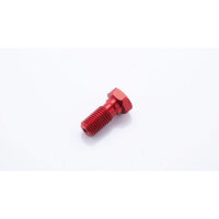 LSL Aluminium hollow bolt M10x1.25, red