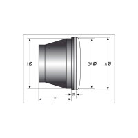 H4 insert 130 x 90mm, clear glass 12V 60/55W, parking...