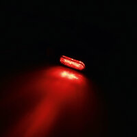 HIGHSIDER CNC LED tail-, brake light, turn signal LITTLE BRONX, red, tinted, E-approved, pair