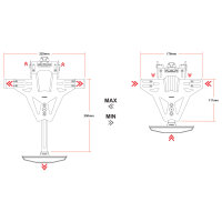 HIGHSIDER AKRON-RS PRO für Ducati Hypermotard 950, inkl. Kennzeichenbeleuchtung