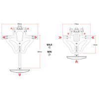 LSL MANTIS-RS PRO für Honda CBR 650 R /CB 650 R 21-23, inkl. Kennzeichenbeleuchtung