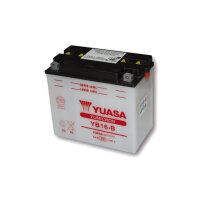 YUASA Battery YB 16-B without acid pack
