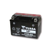 YUASA Battery YTX 9-BS maintenance free (AGM) incl. acid...
