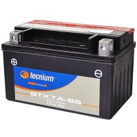 tecnium AGM battery with acid pack - BTX7A-BS