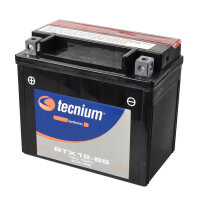 tecnium AGM battery with acid pack - BTX12-BS