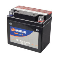 tecnium AGM battery with acid pack - BTZ7S-BS