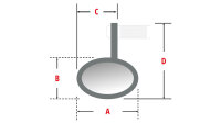 HIGHSIDER TETRA Lenkerendenspiegel mit LED Blinker