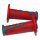PROGRIP Handlebar grips 793, Cross, grey/red, for 7/8 inch handlebars, closed
