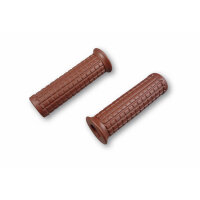 Custom Old Style Grips 1 inch (25,4 mm) brown pair