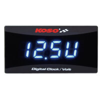 KOSO Battery voltage display and clock for all 12 V DC...
