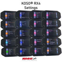 KOSO Digital multifunction cockpit RX-4 for MT-09, 17-20