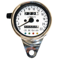 Stainless steel speedometer, 1400 RPM, í˜ 60...
