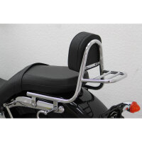 FEHLING Sissy Bar made of tube with cushion and carrier,...