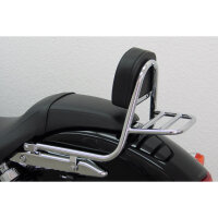FEHLING Sissy Bar made of tube with cushion and carrier,...