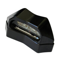 LED Micro Kennzeichenbeleuchtung, Kennzeichenleuchte Metallgehäuse, schwarz