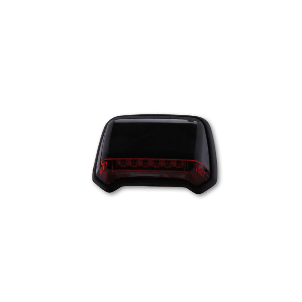 LED Mini Rücklicht a. Fender – schwarz – Rotes Glas – Cruiser  – Harley – Yamaha