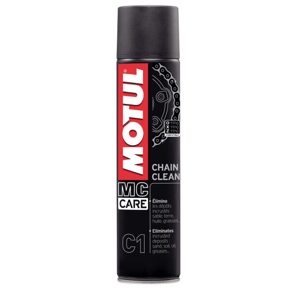 MOTUL MC CARE C1 CHAIN CLEAN, spray cleaner for motorcycle chains, 400ML