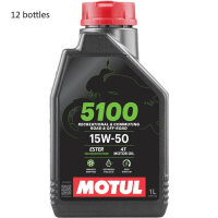 MOTUL Engine oil 5100, 15W50, 1L, X12 carton