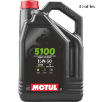 MOTUL Engine oil 5100, 15W50, 4L, X4 carton