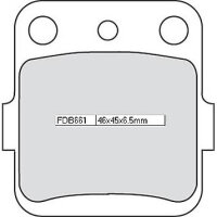 FERODO Bremsbelag FDB 661 Platinum