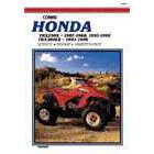 CLYMER ATV repair manual for various HONDA TRX and...