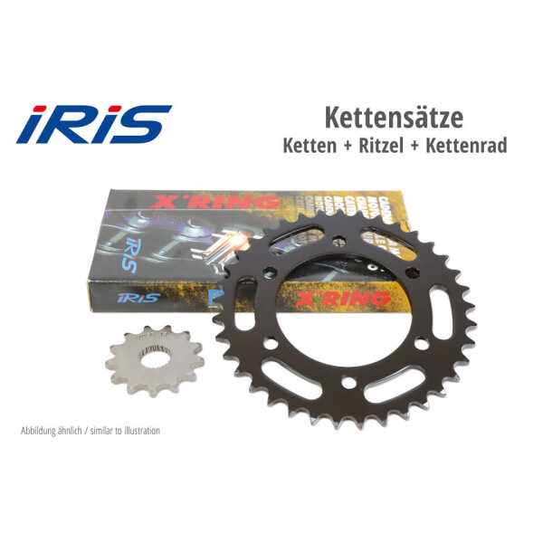 IRIS Kette & ESJOT Räder X-Ring chainset KTM 150 SX motocross, 08-19