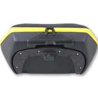 HEPCO & BECKER Einzeltasche, 22 ltr. schwarz mit gelbem Reißverschl Seitentasche Royster