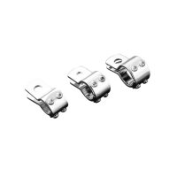 HIGHWAY HAWK 3-piece clamp 38 mm chrome-plated (1 piece)