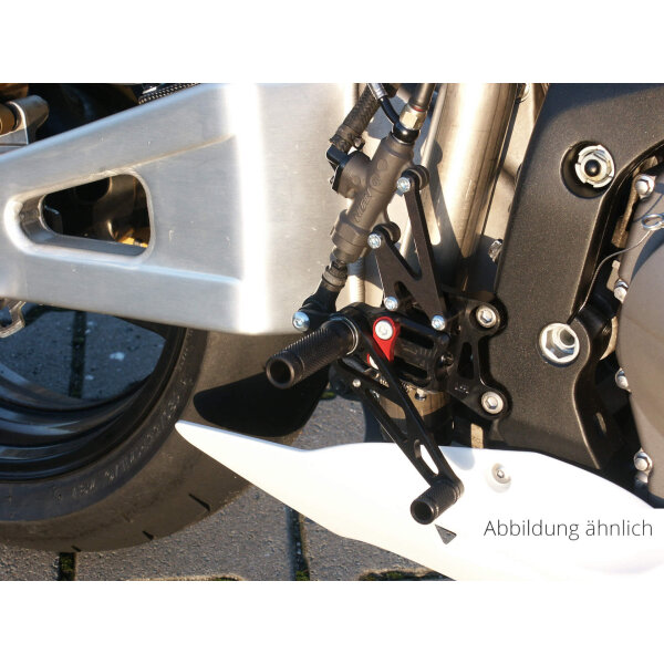 LSL Spare part for 2Slide footrest system 118H117RRRT, brake side, CBR600RR, 07-, Racing/Revers