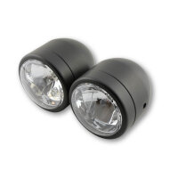 SHIN YO Headlight set, black, driving + low beam