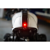 Kellermann LED rear/brake light Bullet Atto, black, clear glass, E-marked, for horizontal mounting, piece
