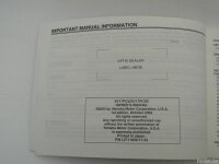 YAMAHA XV17 PCS XV 17 PCSC Ausgabe 2003 5PX-28199-12 Betriebsanleitung Handbuch